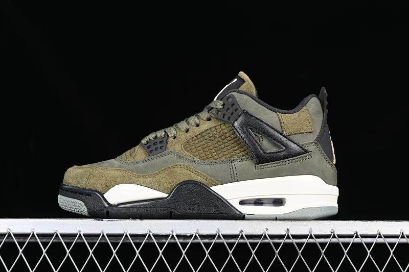 All categories Air Jordan Jordan series basketball shoes Air Jordan 4 Air Jordan 4 SE Craft "Medium Olive" AJ4 Joe 4 olive green FB9927-200